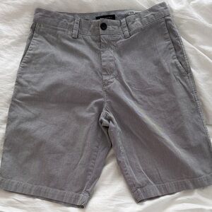 Banana Republic Men's Charcoal Flat Front Shorts